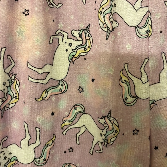 Justice pajama pants with cute unicorns size 18/20-only worn a few times - Picture 2 of 3